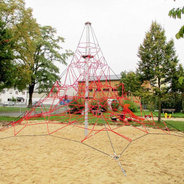 Huck Seiltechnik Seilpyramide "Spider 6" - Spielplatzgeräte - Huck Seiltechnik