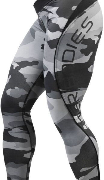 Better Bodies Camo Long Tights - Grey