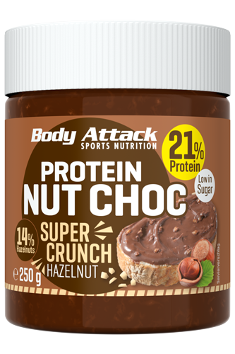 Body Attack Protein Nut Choc Super Crunch - 250g