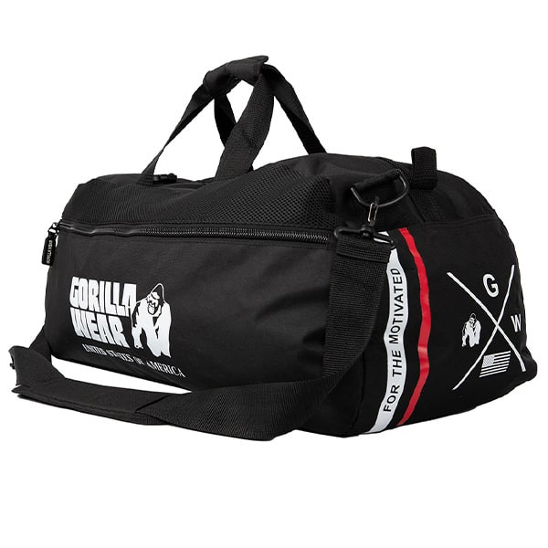 Gorilla Wear Norris Hybrid Gym Bag – Schwarz