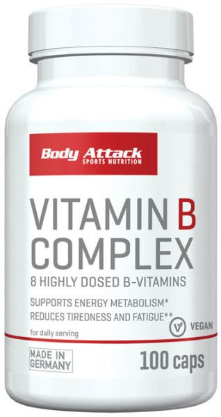 Body Attack Vitamin B-Complex - 100 Kapseln