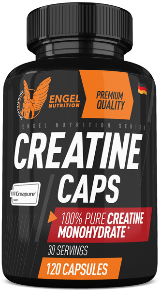 Engel Nutrition 100% Pure Creatine Caps - 120 Kapseln