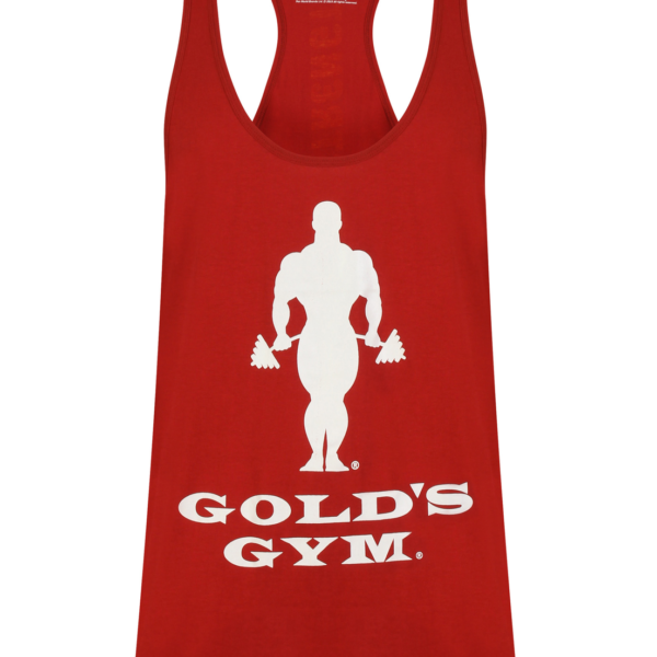 Golds Gym Muscle Joe Slogan Premium Tank - Burgundy