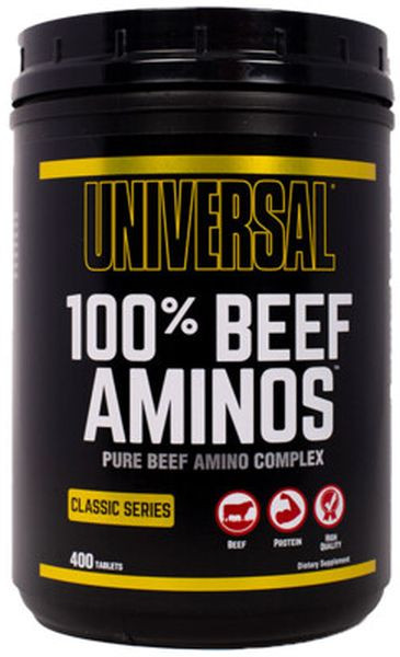 Universal Nutrition 100% Beef Aminos - 400 Tabletten