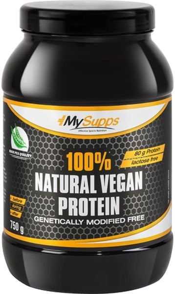 My Supps 100% Natural Vegan Protein 750g - MHD 31.03.2024