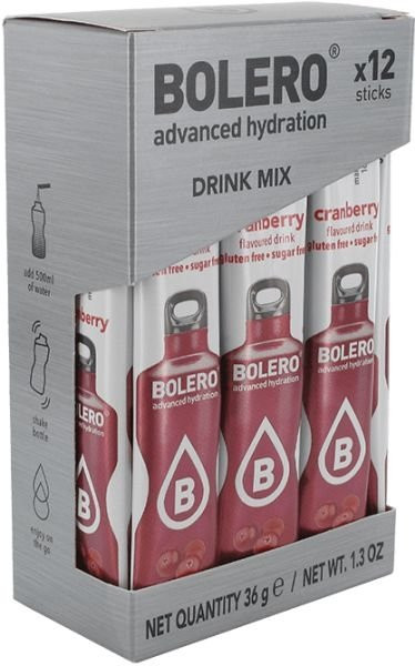 Bolero Sticks 12 x 3g Beutel - Cranberry - MHD 01.03.2024