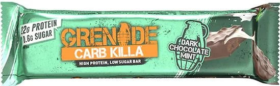Grenade Carb Killa 1 x 60g Riegel - Dark Chocolate Mint - MHD 29.02.2024