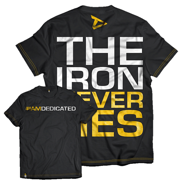 Dedicated Nutrition T-Shirt The Iron Never Lies
